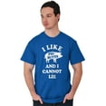 thumbnail image 5 of Like Pig Butts Cannot Lie Bacon Lover Men's Graphic T Shirt Tees Brisco Brands L, 5 of 6