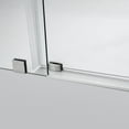 thumbnail image 5 of Vinnova Villena 52" W x 78" H Single Sliding Frameless Glass Shower Door Brushed Nickel, 5 of 13