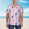 thumbnail image 6 of Picia Cartoon Poodle Dog Gentle Cotton Regular Fit Short Sleeve Casual Hawaiian Shirt for Men-X-Large, 6 of 9