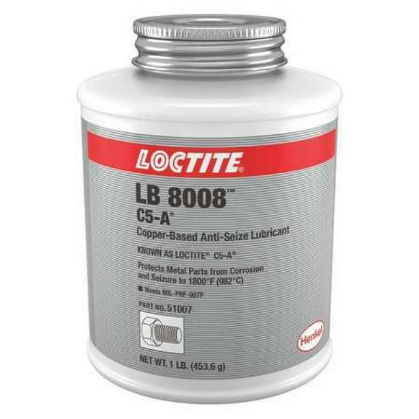 LOCTITE 160796 Loctite 8008 Anti Seize,Copper,16 oz,Brush Top Can LB