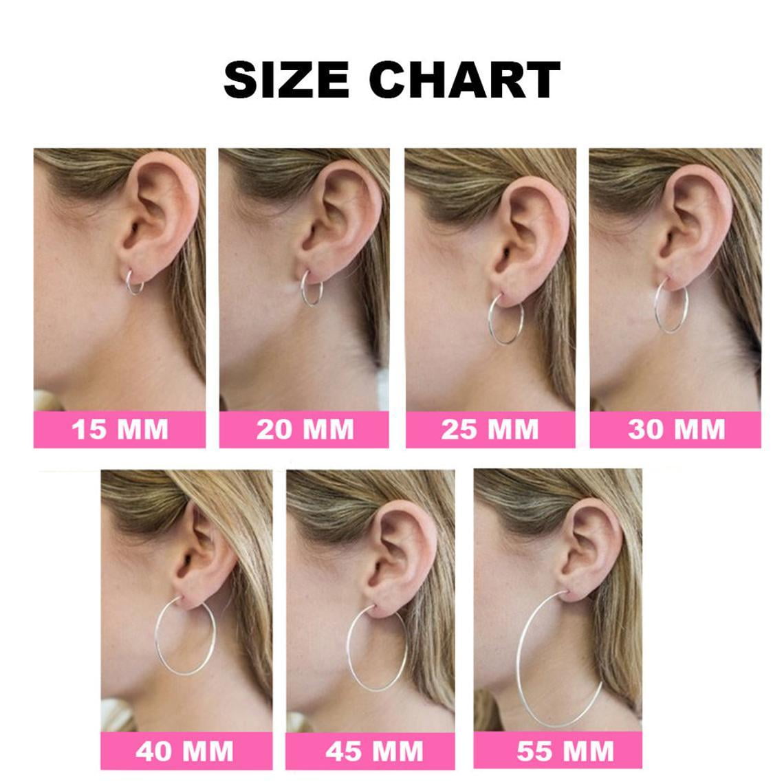 14k REAL Yellow Gold 30MMx3.00MM Thickness Classic Polished Round Tube Hoop Earrings with Snap Post Closure For Women