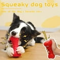 thumbnail image 5 of Rmolitty Squeaky Dog Toys for Aggressive Chewers, Hippo, Natural Rubber Red, 5 of 6