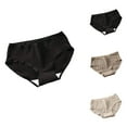 thumbnail image 4 of Rohuuque Cotton Underwear for Women Period Panties Briefs Comfortable High Waist Underwear Solid Color Soft Briefs White, 4 of 4