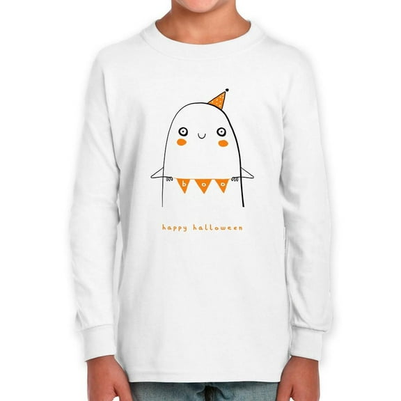 Cute Party Ghost W Garland Long Sleeve Toddler -Image by Shutterstock, 5 Toddler
