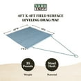 thumbnail image 3 of Yard Tuff 44HPDM 4 x 4 Foot Zinc and Steel Field Surface Leveling Drag Mat, 3 of 7