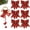 Red-6PCS, variant on 6pcs Shiny Bow Christmas Glitter Twist Tie Bows for Decoration Gift Box Wrapping, Christams Baskets Decor, Wedding Birthday Festival Party Decoration (5x5Inch)