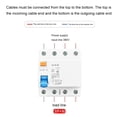 thumbnail image 3 of Miniature Circuit Breaker, Residual Current Circuit Breaker 400V  Lines Strong Vibration  Flame Retardant PC 3P+N 32A  For Home, 3 of 8