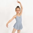 thumbnail image 2 of AHTJRT Ballet Leotards for Girls Dance Camisole Outfits Studio Gymnastics Outdoor Daily Wear Unitards Blue 7-8 Years, 2 of 9