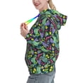 thumbnail image 2 of Lsque Watercolor Cactuses Pattern Casual Women's Hoodie,Hooded Sweatshirt with Kangaroo Pocket,Pullover Hoodie with Eye-catching Drawstrings-Small, 2 of 7