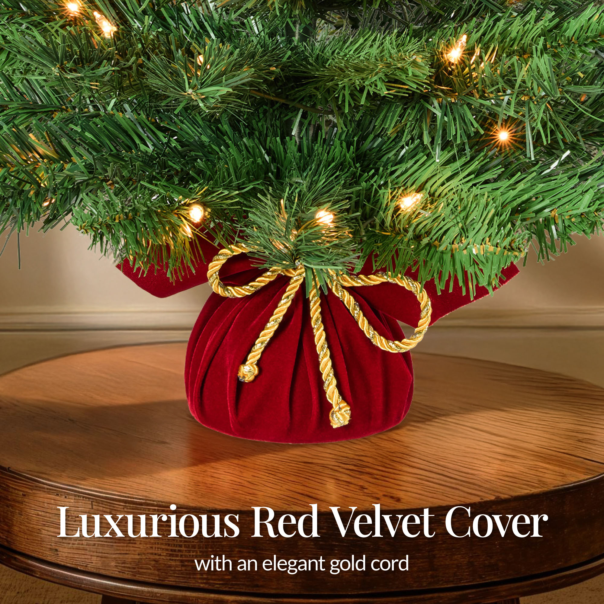 Best Choice Products 24 Inch Pre-Lit Tabletop Christmas Tree photo 4