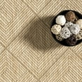 thumbnail image 6 of nuLOOM Ray Diamond  Indoor/Outdoor Area Rug, 6' 7", Natural, 6 of 9