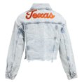 thumbnail image 3 of Women's Hype and Vice Denim Texas Longhorns Lightwash Full-Button Jean Jacket, 3 of 3