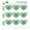 Opaque, variant on Sesame Street Cookie Monster Om Nom Nom Heart Shaped Planner Calendar Scrapbook Craft Stickers