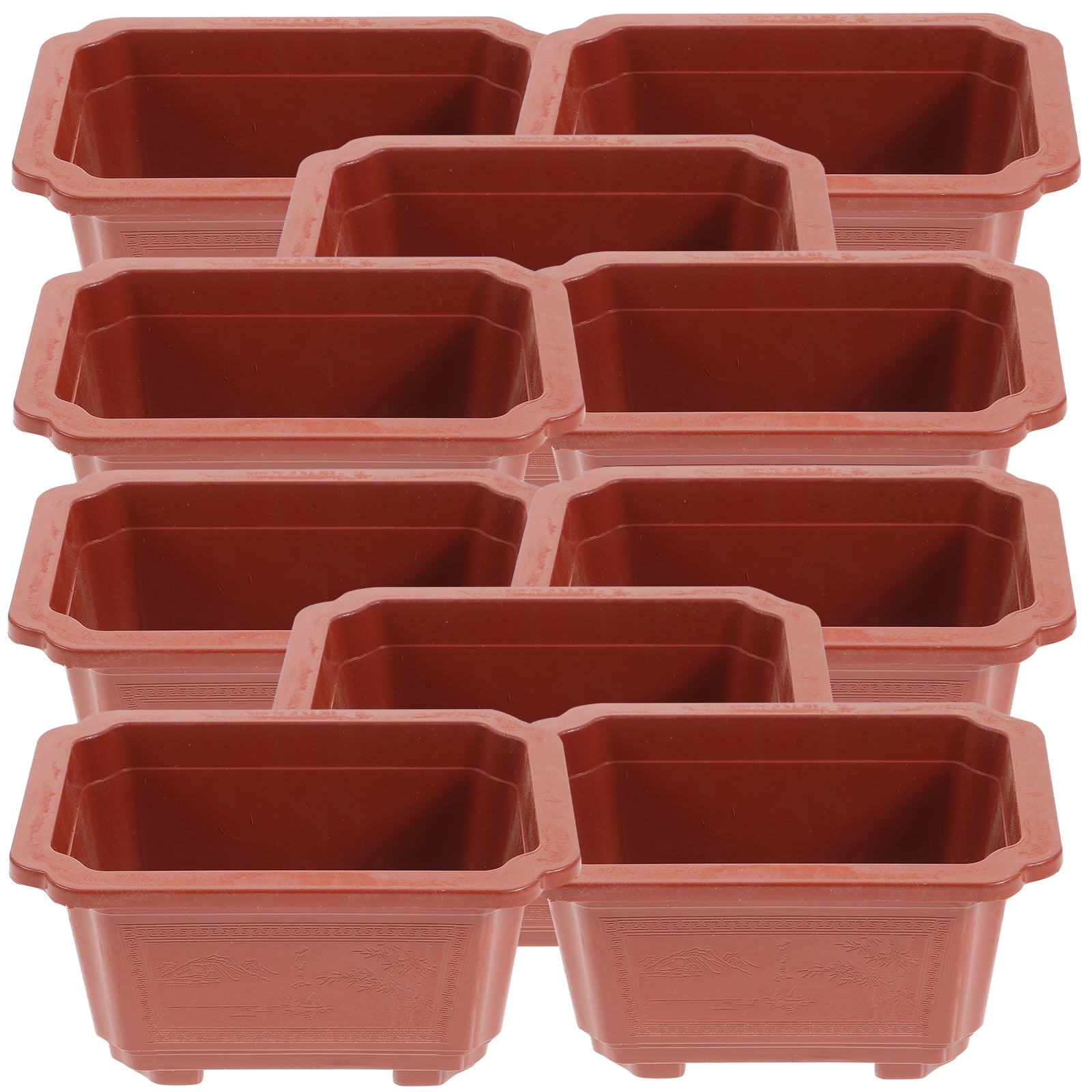 3 Count Flower Pots for Indoor Plants Flowerpot Outdoor Planter