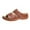 Brown, variant on Samickarr Summer Slippers For Women Indoor And Outdoor Wide Summer Ladies Casual Wedge Heel Slippers Sandals Roman Women's Shoes