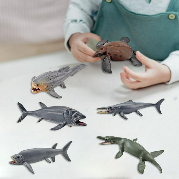 Figuras de Simulación Hugo 6 Uds Modelo de Animal Marino Prehistórico