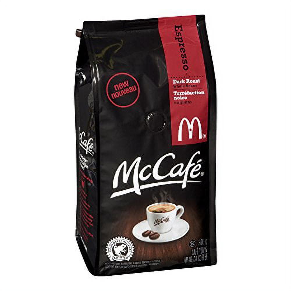 McCafe Premium Dark Roast Espresso Whole Beans - 300g (10.6 oz