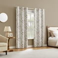 thumbnail image 6 of Sun Zero Bria Antique Botanical 100% Blackout Grommet Curtain Panel, 40"W x 84"L, Pecan, 6 of 9