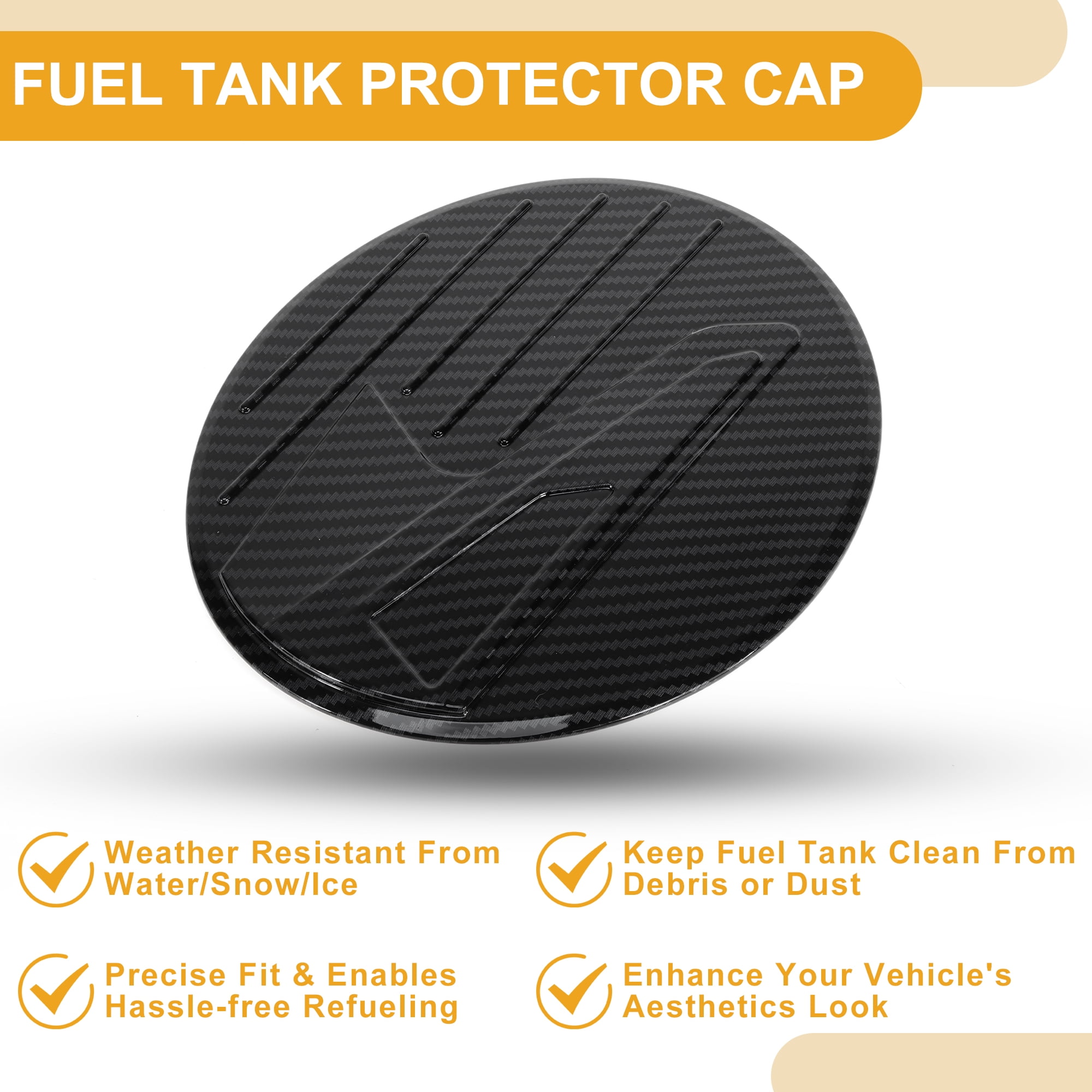 Unique Bargains Fuel Tank Door Cap for Mazda CX-30 2020-2025 Fuel Filler Flap Cover