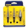 thumbnail image 2 of Irwin/Hanson 10502 Vise-Grip 3-Piece Unibit Step Drill Set, 2 of 2