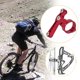 thumbnail image 4 of Soporte para botella de agua de bicicleta, abrazadera, jaula para botella de agua duradera portátil de aleación de aluminio Rojo Sin interior Negro, 4 of 8