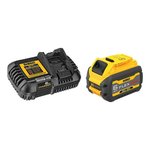 Dewalt DCB606C FLEXVOLT 20V/60V MAX Lithium-Ion Battery and Charger Starter Kit (6 Ah)
