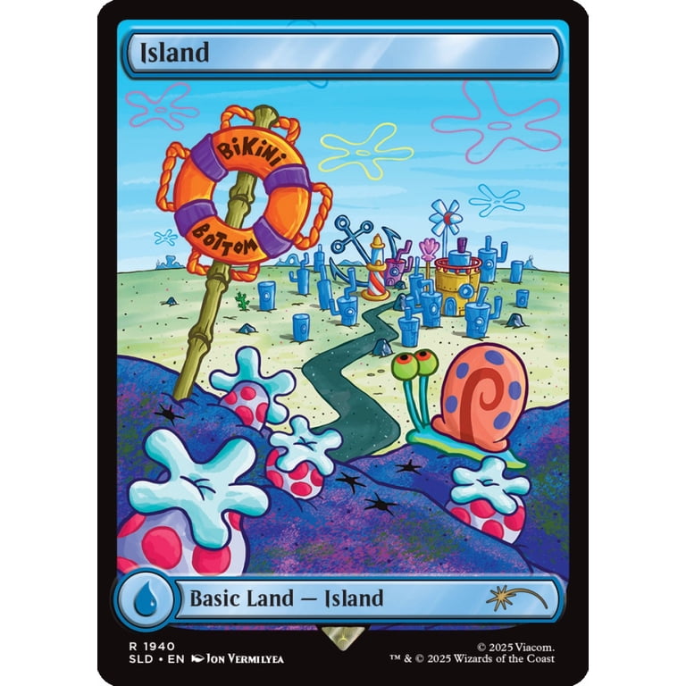 Secret Lair SpongeBob Lands FOIL 未開封 Magic the Gathering Secret Lair x SpongeBob SquarePants: Lands