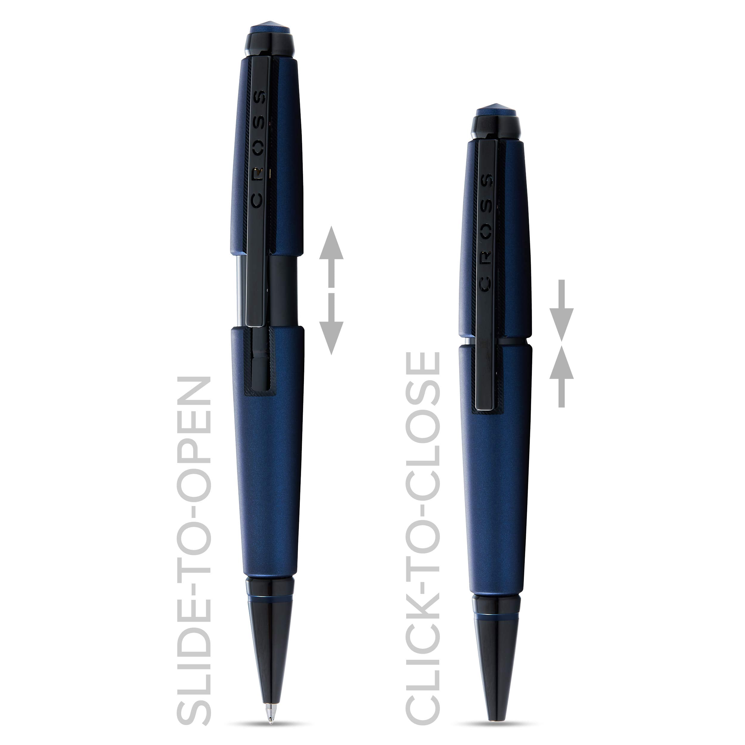 Cross Edge™ Matte Blue Lacquer Gel Rollerball Pen