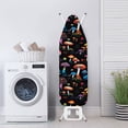thumbnail image 3 of HELLHERO Colorful Mushroom Pattern Ironing Board Cover Easy Adjustment and Installation 15x54 Inches Elastic Sides Pretective Covers Polyester, 3 of 5