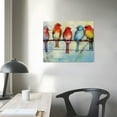 thumbnail image 3 of Nawypu  Modern Farmhouse Colorful Birds Canvas Wall Art, Multicolor, Large Multicolor Wall Decor for Bathroom, Living Room, Bedroom, 3 of 4