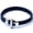 Dark blue, variant on New Unisex Real Leather Surfer Style Bracelets Great Christmas Gifts For Men, Women, Teens, Boys, Girls Wristband 100 , Size: Fit 5 inches-10 inches Wristband , Color: Black