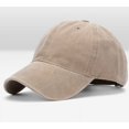 thumbnail image 1 of LinYooLi 13 Color! High Quality Washed Cotton Adjustable Solid Color Baseball Cap Unisex Couple Cap Fashion Leisure Dad Hat Snapback Cap, 1 of 6