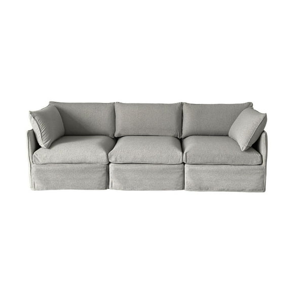 Patioflare Flexiform Modular 3-Seater Patio Sofa Set, Grey