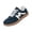 Blue_#03, variant on Women Retro Sneakers Fashion Classic Gum Sole Tennis Skate Shoes Casual Trendy Walking Trainer Anti Slip Flat Low-Top Footwear,Blue 36