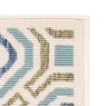 thumbnail image 5 of Safavieh Veranda Polypropelene Medium Rectangle Rug VER089-0614-5 in Cream and Green, 5 of 5