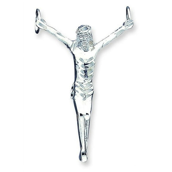 Sterling Silver Crucifix Pendant Religious Jewelry