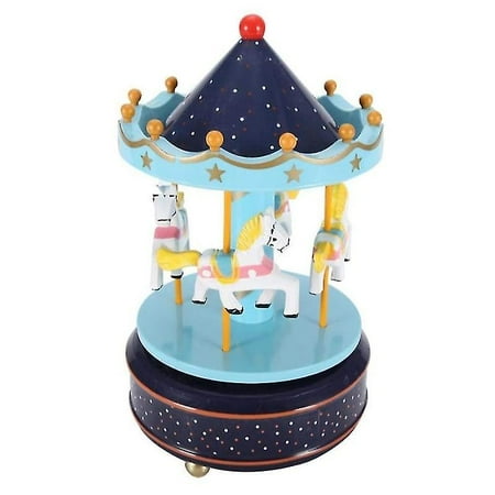 4 Horse Carousel Music Box With Colorful Led Light | Walmart Canada