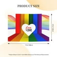 thumbnail image 5 of DouZhe Rainbows Love is Love Sign Banner, LGBT Pride Hanging Banners Backdrop Festive Party Decor for Indoor Outdoor, 47 x 71 Inches, 5 of 7
