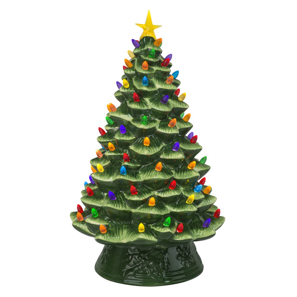 Mr. Christmas 18" Nostalgic Christmas Tree Green