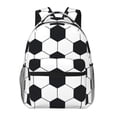 thumbnail image 1 of Easygdp Soccer Ball Mochila Ergonómica Versátil para Laptop - Múltiples Bolsillos, Correas Ajustables, Unisex para Escuela, Viajes y Actividades al Aire Libre-One Size, 1 of 5
