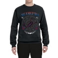 thumbnail image 2 of Wild Bobby Scorpio the Scorpion Water Sign, October 23 November 22, Constellations Horoscope Zodiac Birthday Birth Month Stone Gift for Men Women Unisex Crewneck Sweatshirt, 2 of 6