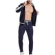thumbnail image 4 of Color Blocked Cardigan Stand Collar Sweater Chaqueta de béisbol para hombre Suéter de manga larga Pompotops qwe19935, 4 of 9