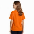 thumbnail image 5 of Couver Boys Active Cotton Blend Short Sleeve T-Shirt, Safety Orange, Size Extra Small, 1 Piece, 5 of 8