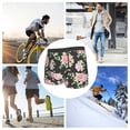 thumbnail image 4 of Sikiie Rose Flowers Print Men's Boxer Briefs, Elastic Waistband Boxer Briefs Leggings-XX-Large, 4 of 5