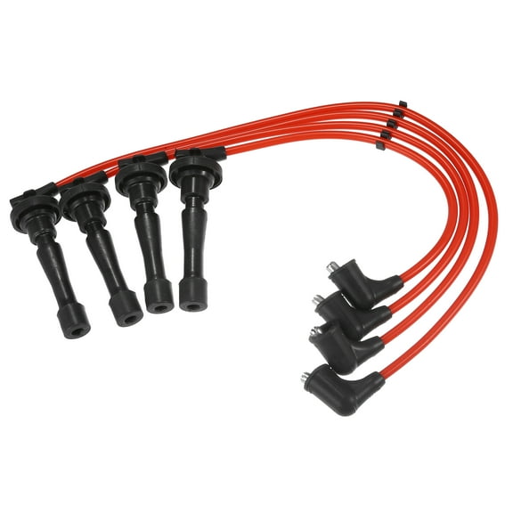 Spark Plug Coil Wires Ignition Coil Cable 6.7mm Fit?for Acura Integra 96-01 No.32700PHK003 - Pack of 4
