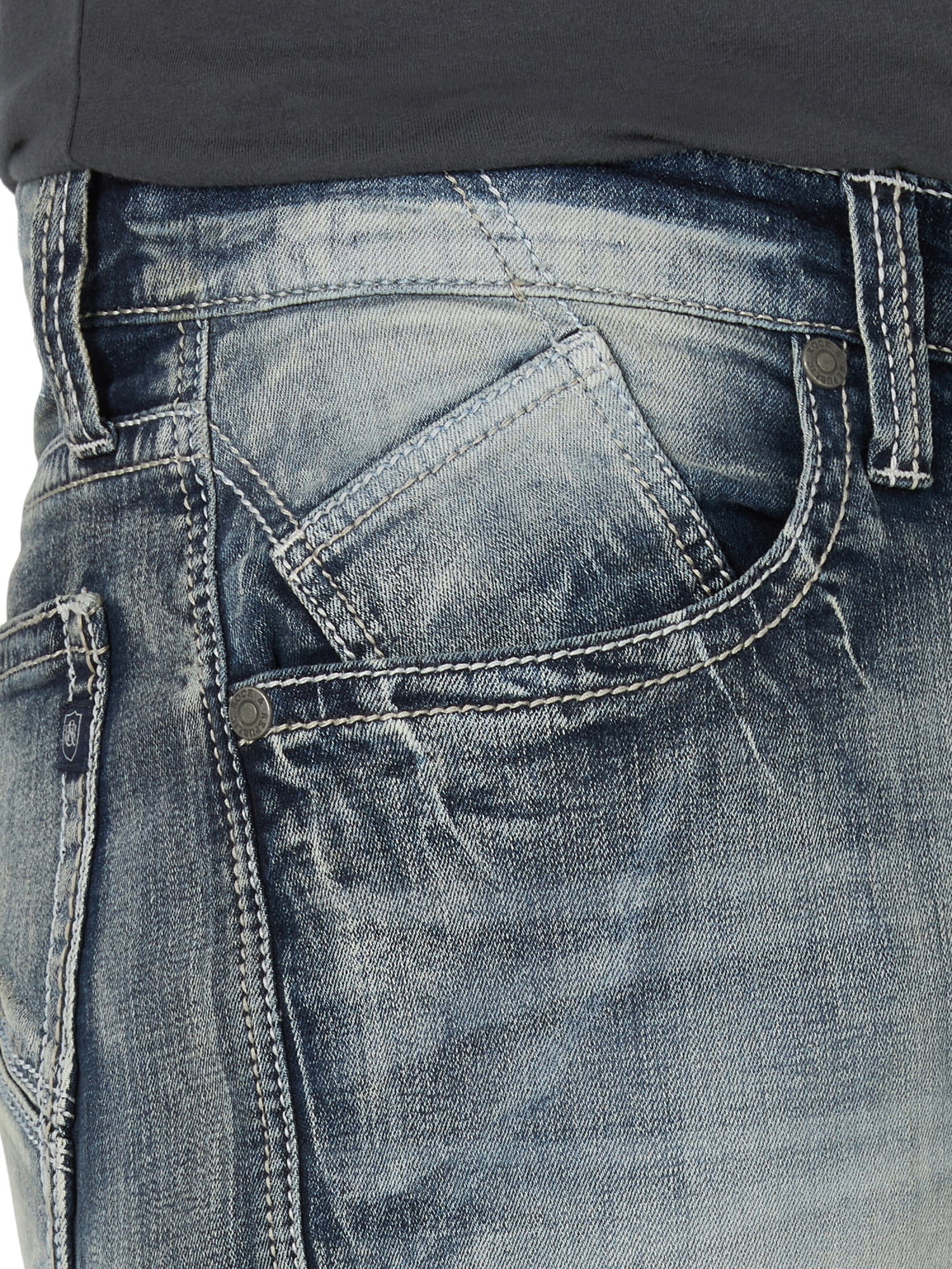 Rock & Republic Men's Relaxed Straight Leg Jean with Ultra Comfort Denim