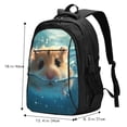thumbnail image 5 of Daiia Cute Swimming Guinea Pig Pattern USB Charging Backpack for Men and Women, Anti-Theft Backpack,Travel Backpack,School Backpack,College Backpack,Laptop Backpack, 5 of 7