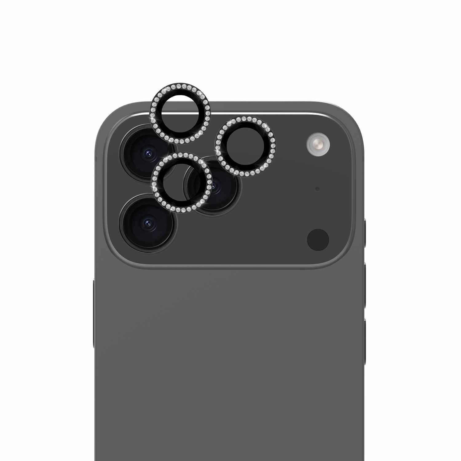 Blu Element Protection D'objectif Diamond 1 par 1 Gris pour iPhone 17 Pro/17 Pro Max
