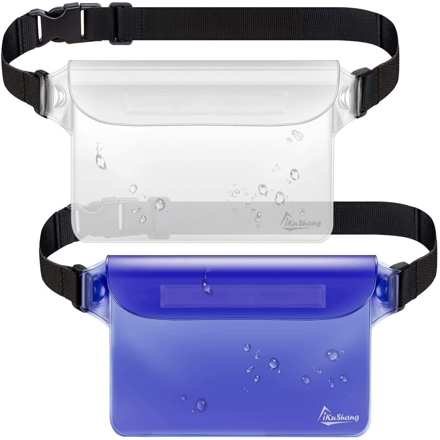 AMERTEER Waterproof Pouch 2 Pack/3 Pack Waterproof Fanny Pack