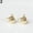 Gold, variant on Women's Cat Head Design Ear Studs Earrings Piercing Jewelry Charm-Black